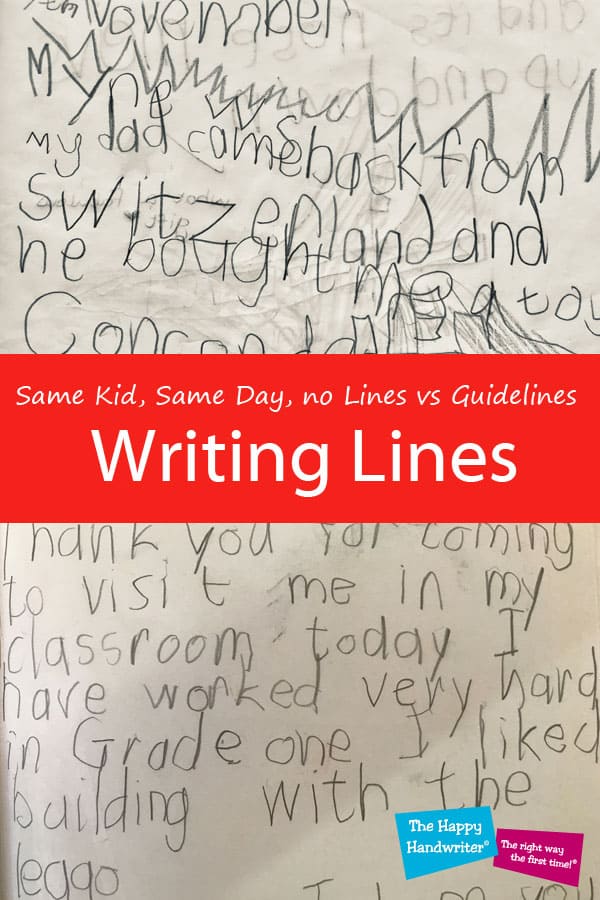 Writing On The Lines Should Our Kids Write On Lines 